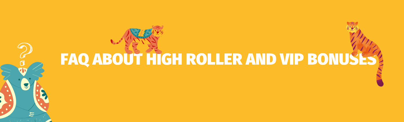 FAQ about high roller and VIP bonuses online