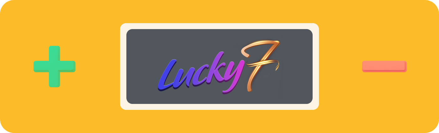 Pros and cons of playing at Lucky7even Casino, including generous welcome bonuses, wide game selection, crypto support, and limited responsible gambling tools.